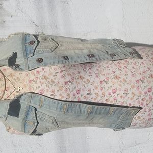 Vintage denim vest